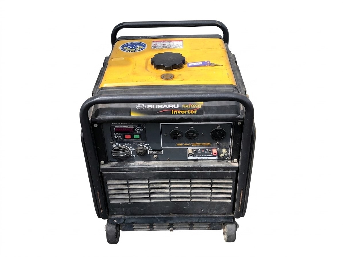 ◆◇浜/スバル/インバーター発電機/SGi28SE/防音型/通電のみ確認/使用感有/【手渡し】/5.7-294◇◆