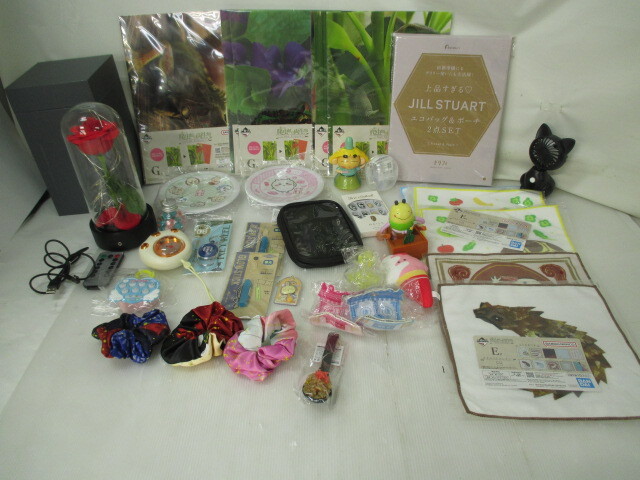 ◆◇1円～/静/雑貨まとめ/バラのインテリアライト/ゼクシィ エコバッグ&ポーチ 2点セット/一番くじ クリアファイル/他/mS-2196◇◆