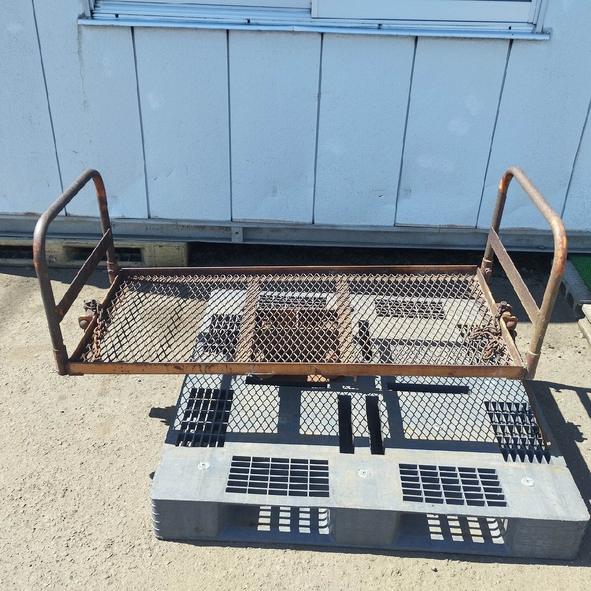 モノレール 台車 運搬機 荷台 ローラー付 農業 資材 ジャンク