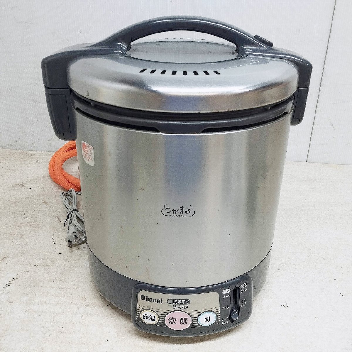 Rinnai リンナイ 11合炊き ガス炊飯器 RR-100VL こがまる LPガス用 13年製 ジャンク