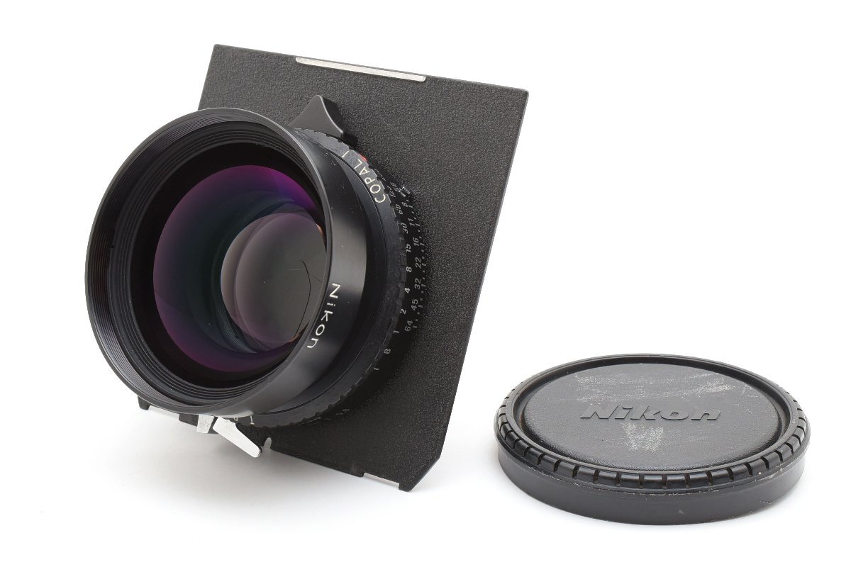 ◇◆ 極上美品 ニコン Nikon ニッコール Nikkor W 210mm f/5.6 後期 コパル 1 シャッター 大判 レンズ 動作確認済 4210 ◆◇