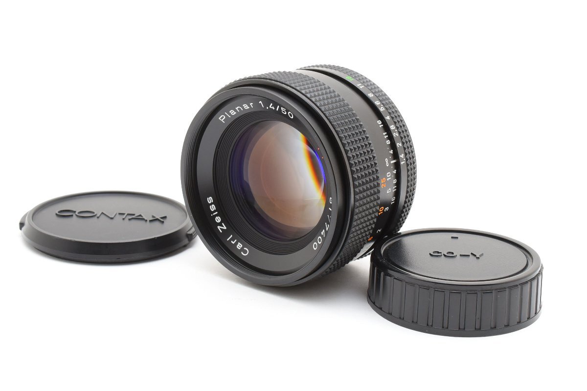 ◇◆ 外観新品級 コンタックス Contax Carl Zeiss プラナー Planar T* 50mm f/1.4 MMJ 一眼レフ レンズ 動作確認済 4222 ◆◇