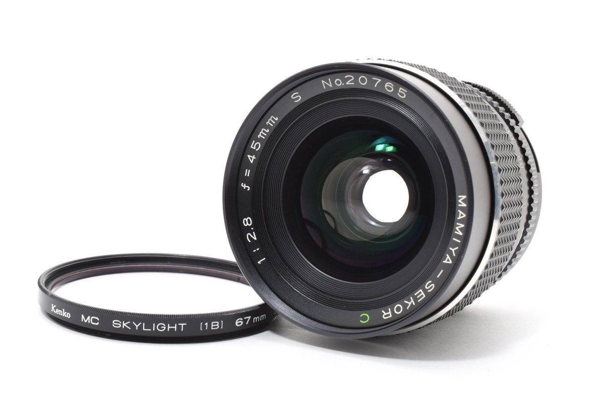 ◇◆ 激安完動品 マミヤ Mamiya セコール Sekor C 45mm f/2.8 S 中判 MF レンズ 1000S Super M645 Pro TL 動作確認済 4382 ◆◇