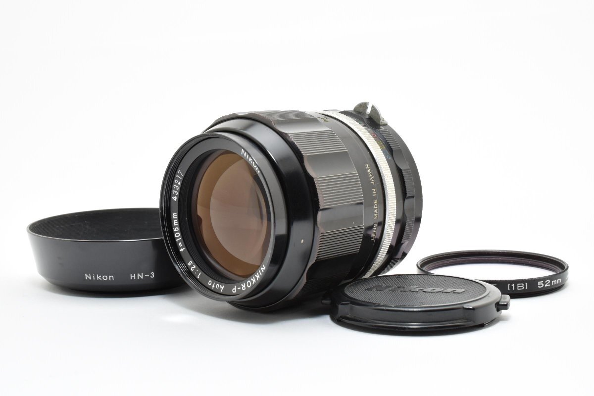 ◇◆ 完動美品 ニコン Nikon ニッコール Nikkor P Auto 105mm f/2.5 非 Ai 望遠 MF レンズ 動作確認済 4473 ◆◇