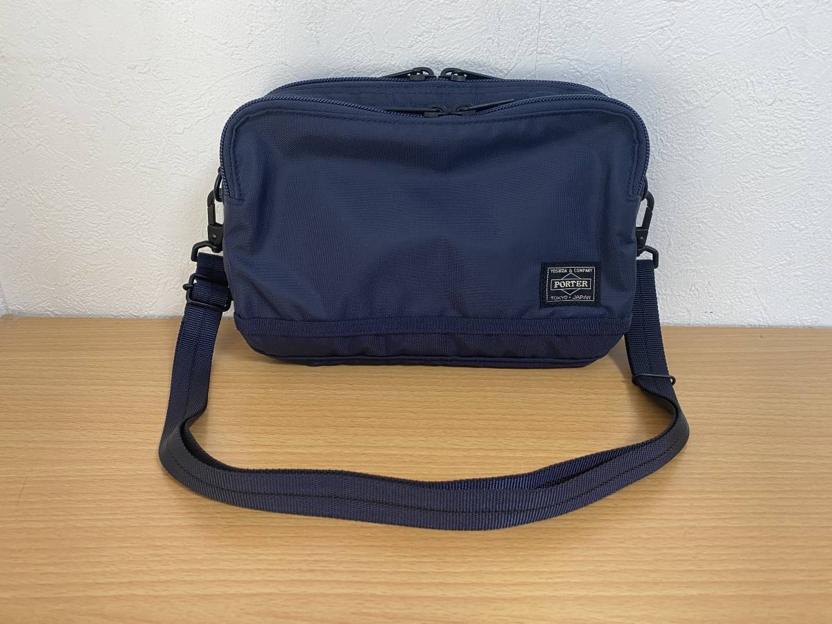 定価24200円●新品同様●PORTER ポーター FLASH フラッシュ 2way ショルダーバッグ 689-05940 紺