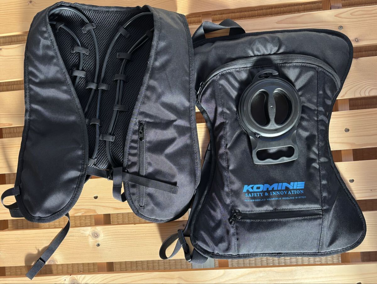 中古 送料込 コミネ(KOMINE) バイク専用水冷式身体冷却システム 水冷ベスト Black Free 00-913 KK-913 熱中症対策 冷却グッズ 暑さ対策