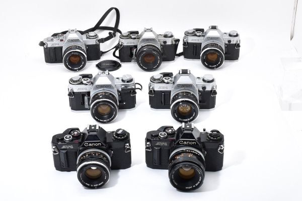 ★訳あり大特価★ キャノン CANON AE-1×4 /AV-1×3 /FD 50mm F1.8 S.Cなど ★7個まとめ★《単焦点セット》A54 ★★ #3337 #6240 #A71