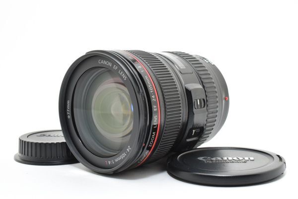 ★美品★ キャノン CANON EF 24-105mm F4L IS USM A04 ★前後キャップ★ #3377 #1150 #A43
