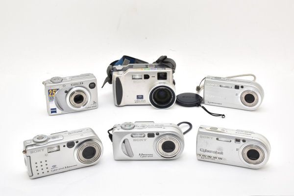 ★訳あり大特価★ ソニー SONY Cyber-shot DSC-P5 /P8 /P100 /P150 /W1 /S70 ★6個まとめ★ A81 ★★ #3405 #4250 #B17