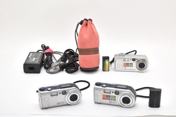 ★美品★ ソニー SONY Cyber-shot DSC-P1×2 /DSC-P5 ★動作品 3個まとめ★ コンパクトデジタルカメラ A11 ★★ #3404 #4250 #B05