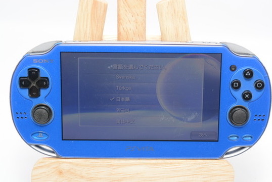 ★1円スタート★ SONY PS Vita PCH-1000 Blue ソニー PS ヴィータ ポータブル ゲーム機本体 ブルー ゲーム読み込み確認済み 詳細未確認