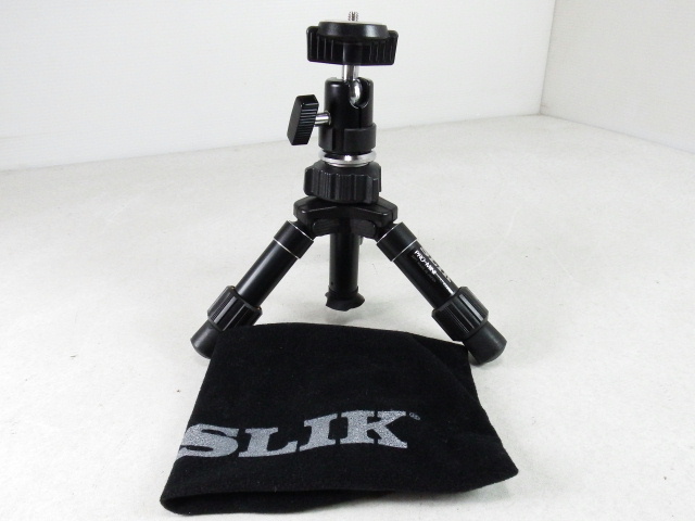■■SLIK スリック 小型三脚 PRO-MINI 3977 ミニ三脚 布ケース付■■