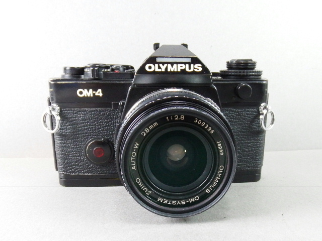 ■■② OLYMPUS オリンパス 一眼レフカメラ OM-4 レンズ付 28ｍｍ Ｆ2.8■■