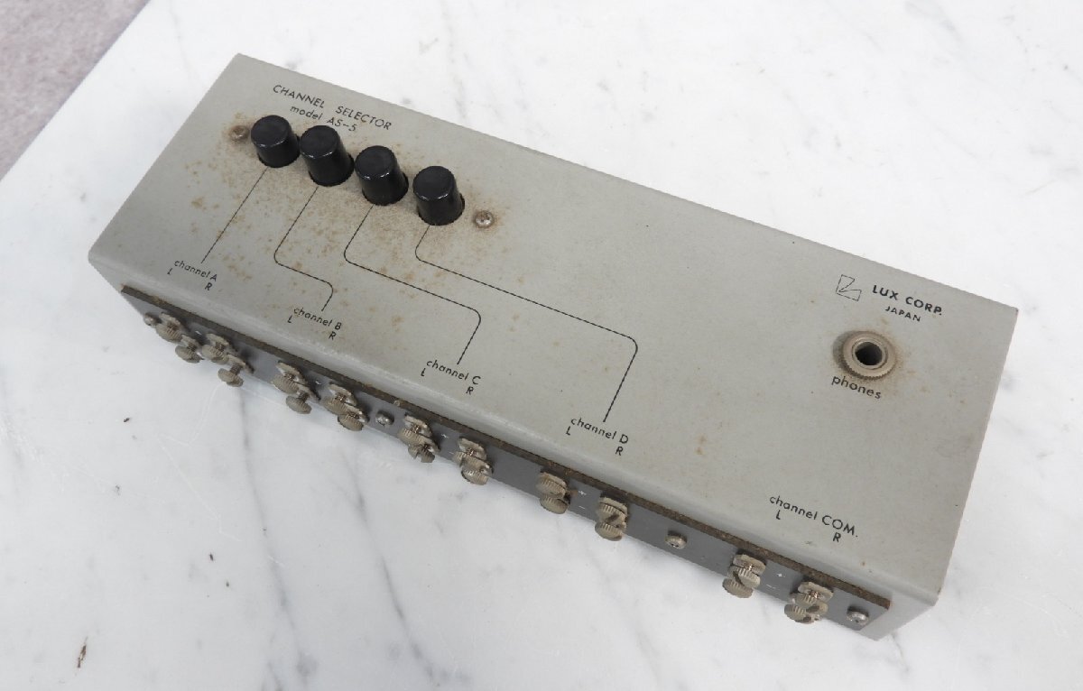 【G】LUXMAN AS-5 チャンネルセレクター ラックスマン 3179531
