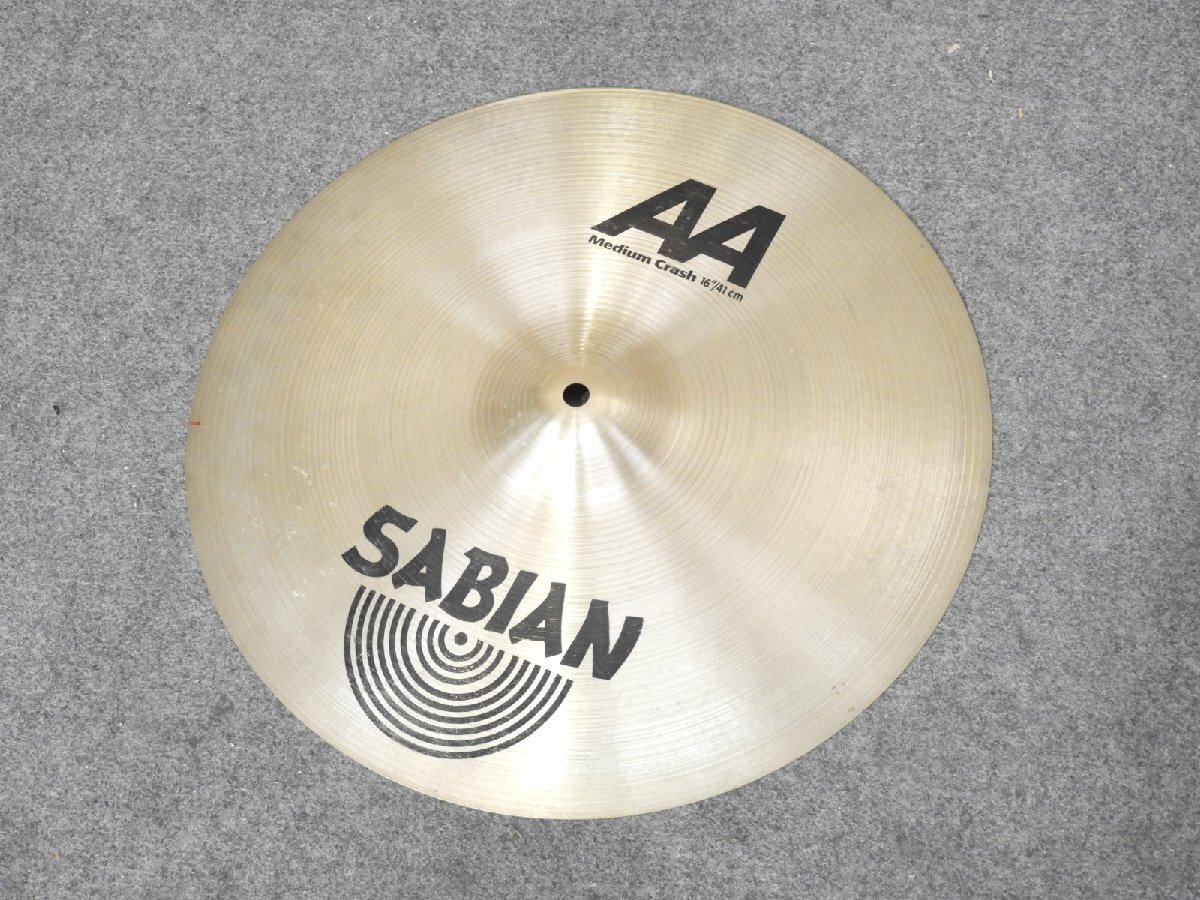 【J】SABIAN AA medium crash 16/41 シンバル セイビアン 3174807