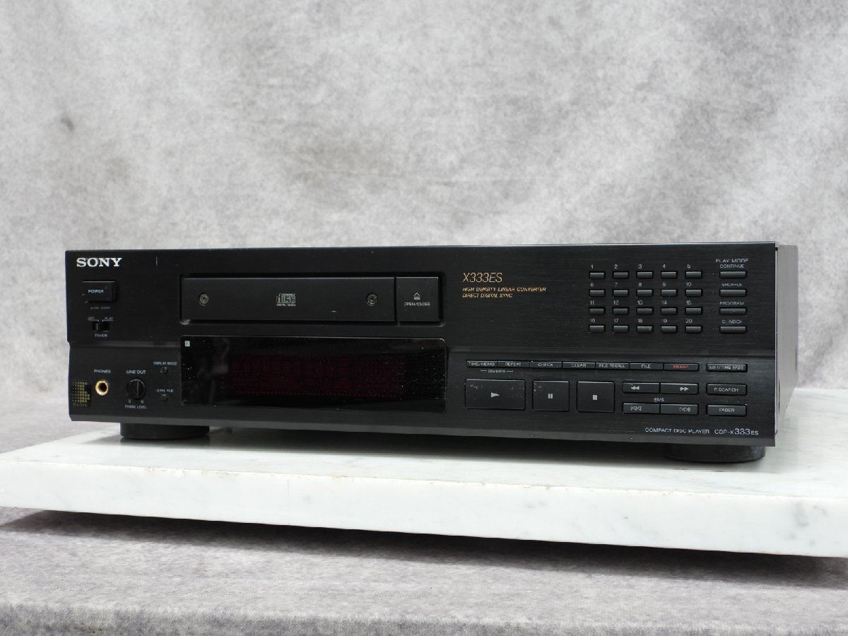 【D】SONY CDP-X333ES CDプレーヤー ソニー 3179977