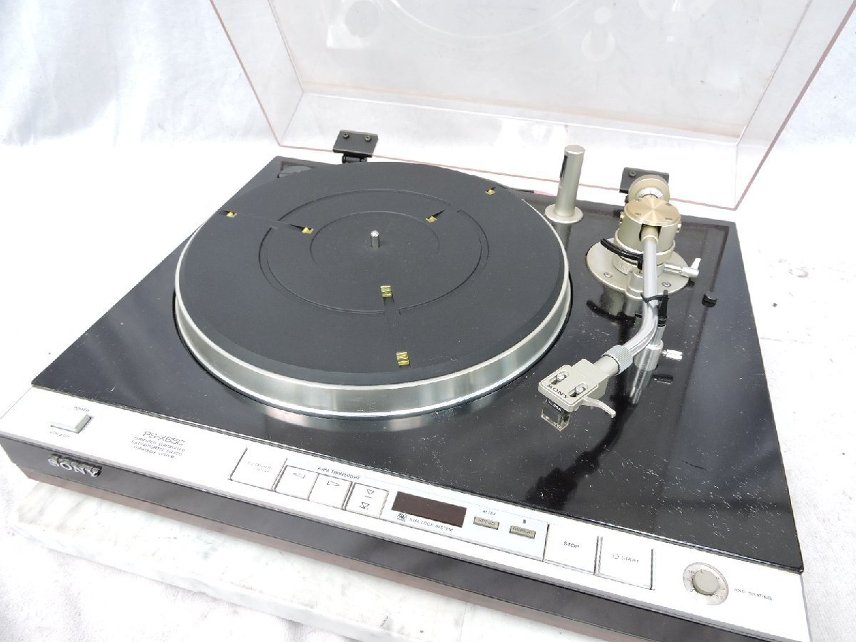【J】SONY PS-X65C レコードプレーヤー ターンテーブル ソニー 3180271