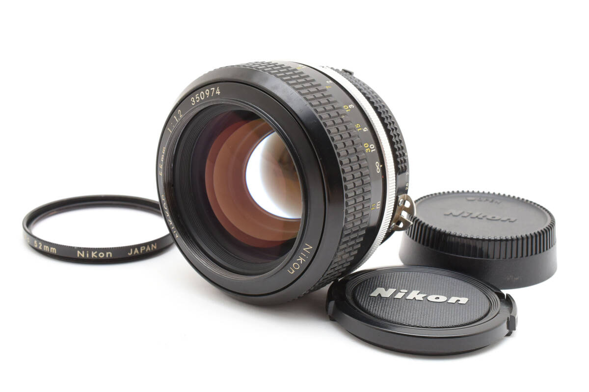 ★美品★ Nikon Ai NIKKOR 55mm F1.2 Lens ニコン レンズ 完動 キレイ Ai改 ◆653