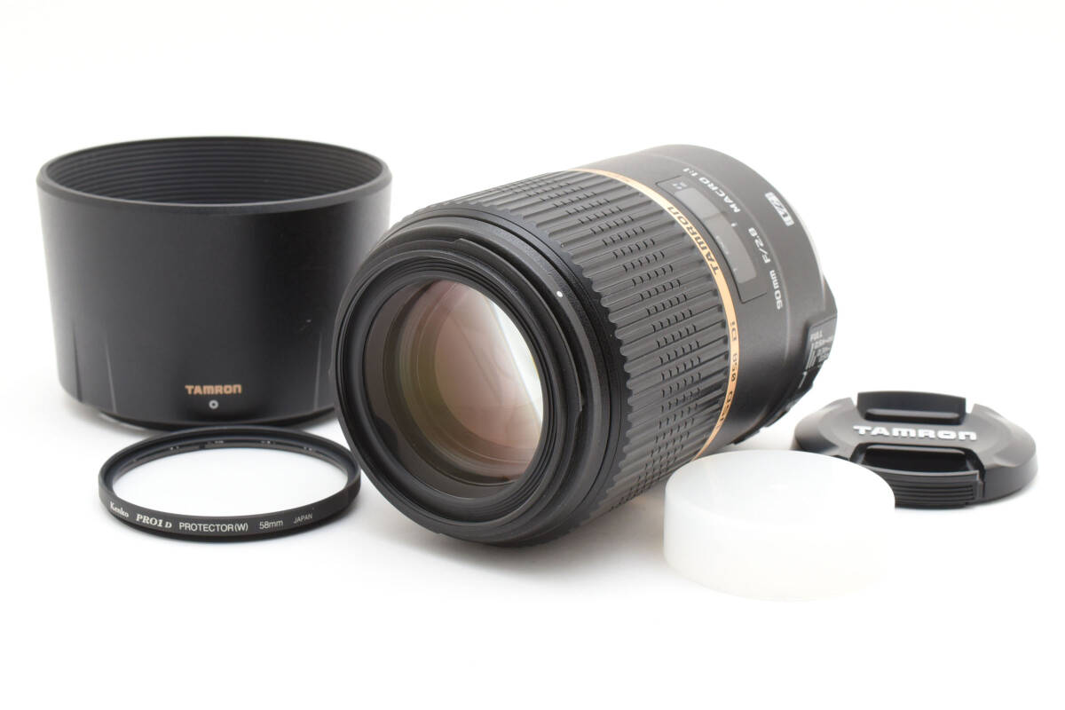 ★美品★ TAMRON SP 90mm F2.8 MACRO USD VC Lens タムロン レンズ Nikon ニコン Fマウント キレイ ◆644
