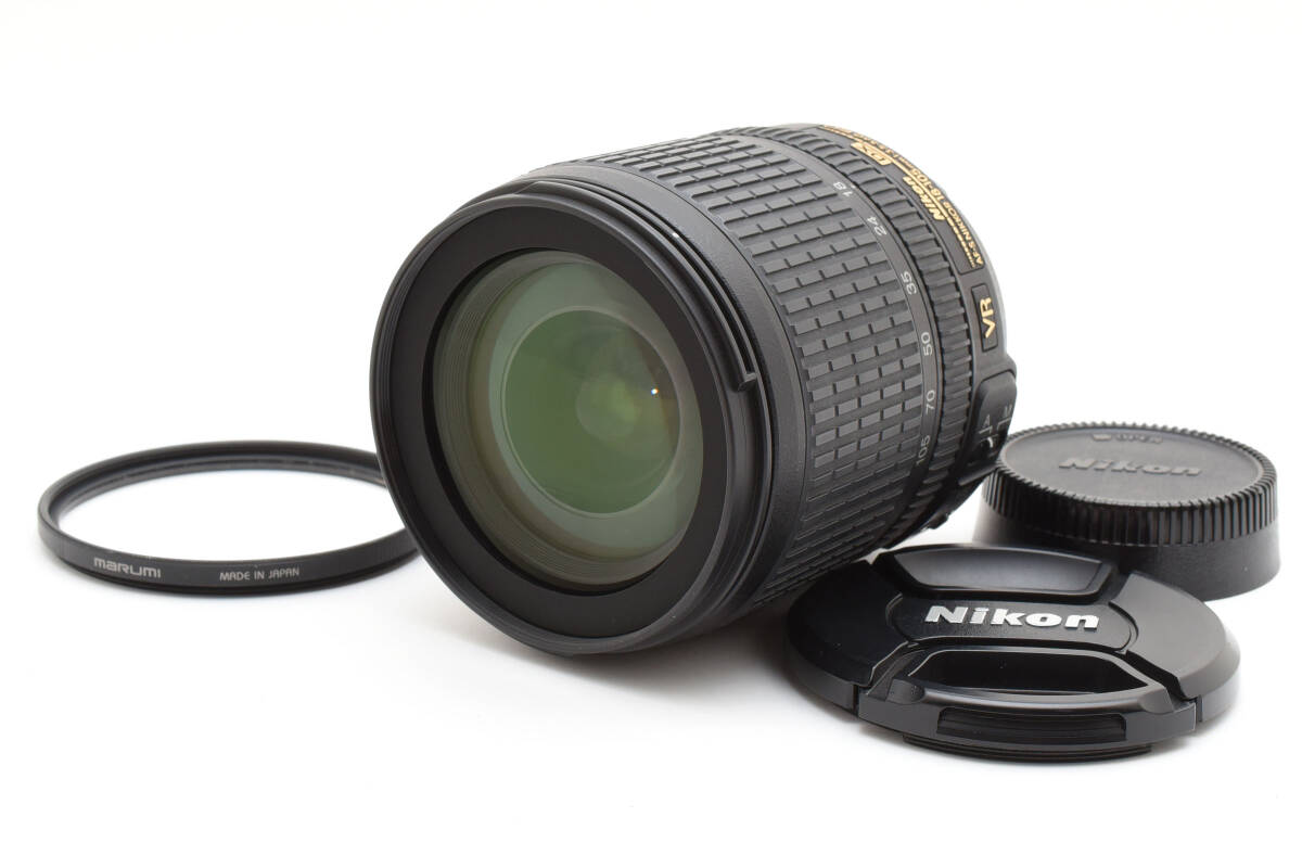 ★美品★ Nikon AF-S NIKKOR 18-105mm F3.5-5.6 G ED DX VR Lens ニコン レンズ 完動 キレイ ◆768
