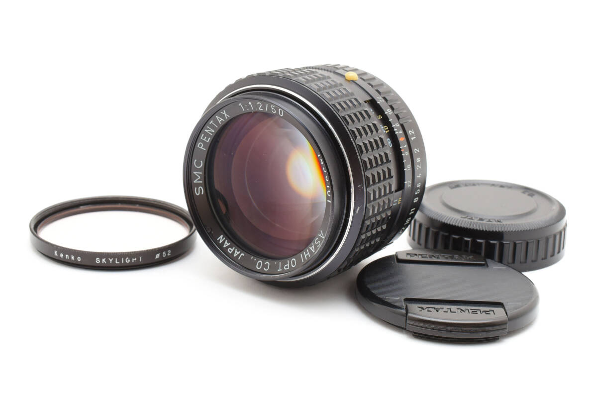 ★美品★ Pentax ASAHI SMC 50mm F1.2 lens ペンタックス レンズ 完動 ◆781