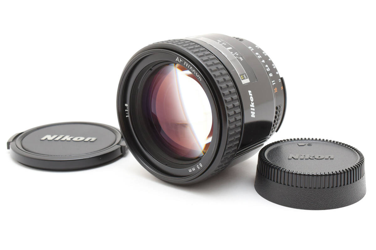 ★美品★ Nikon AF NIKKOR 85mm F1.8 Lens ニコン レンズ 完動 ◆816