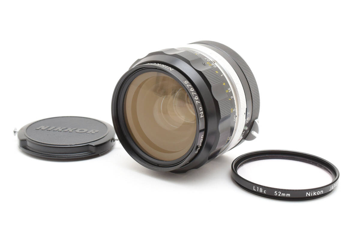 ★美品★ Nikon NIKKOR-O Auto 35mm F2 Nippon Kogaku Lens ニコン レンズ 完動 キレイ ◆820