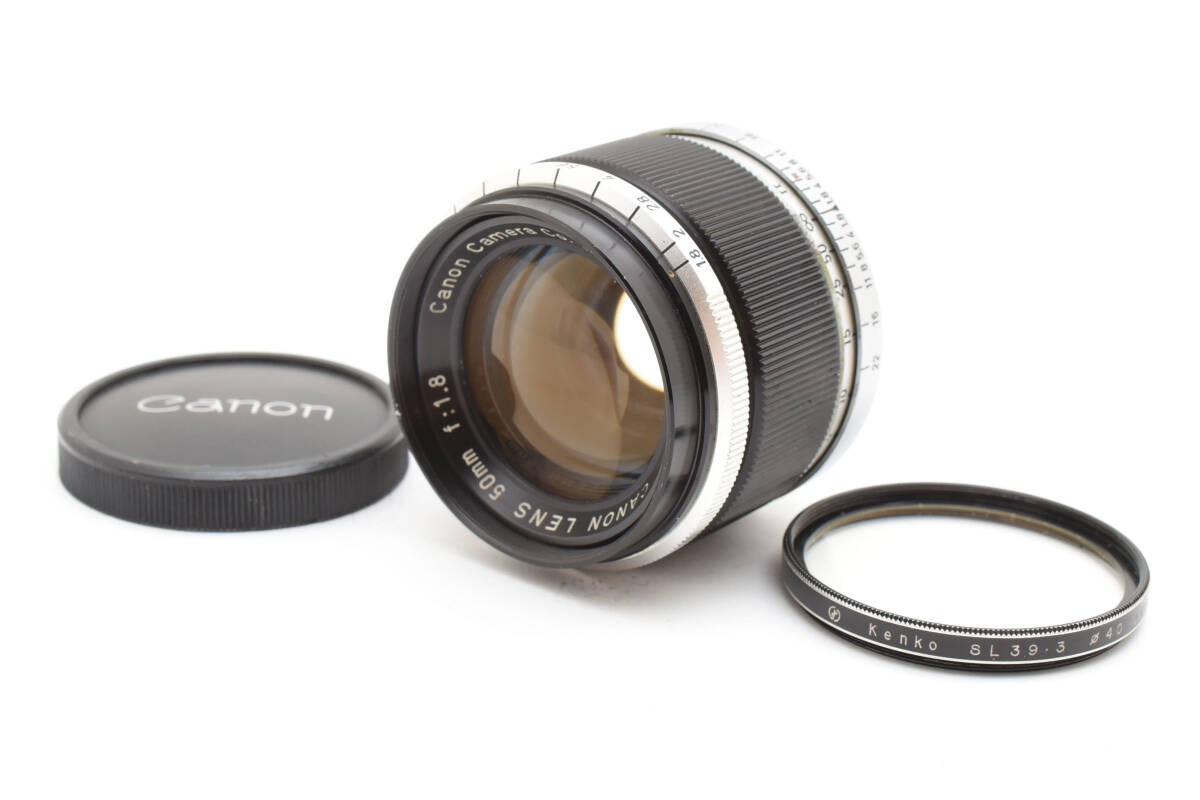 ★☆★ Canon 50mm F1.8 L39 ライカ Lマウント スクリューマウント キヤノン Leica L Mount Screw 完動 ◆825