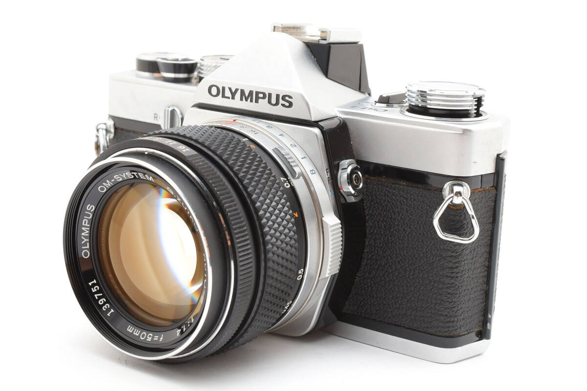 ★美品★ OLYMPUS OM-1 G.ZUIKO AUTO-S 50mm F1.4 Body Lens ボディ レンズ オリンパス ◆831