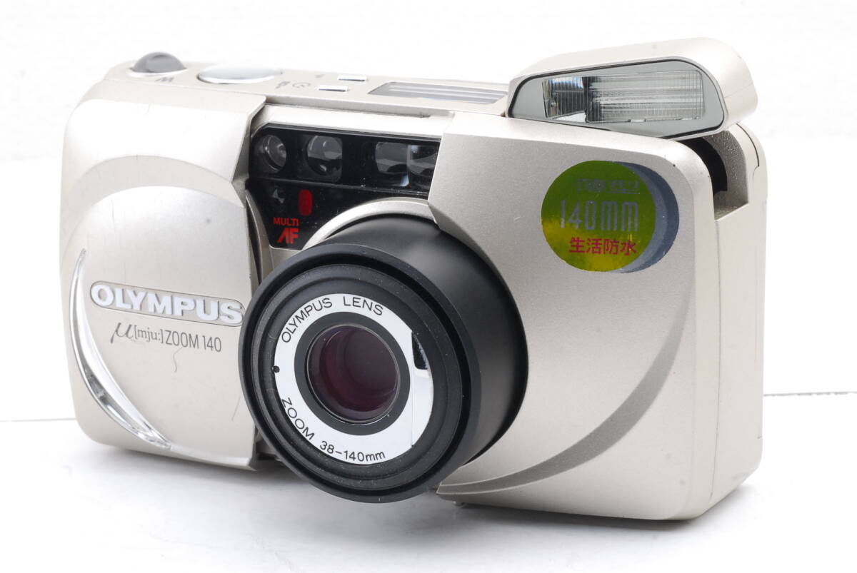 ★良品★ OLYMPUS μ [mju:] zoom 140 38-140mm オリンパス コンパクトカメラ 完動 キレイ ◆847