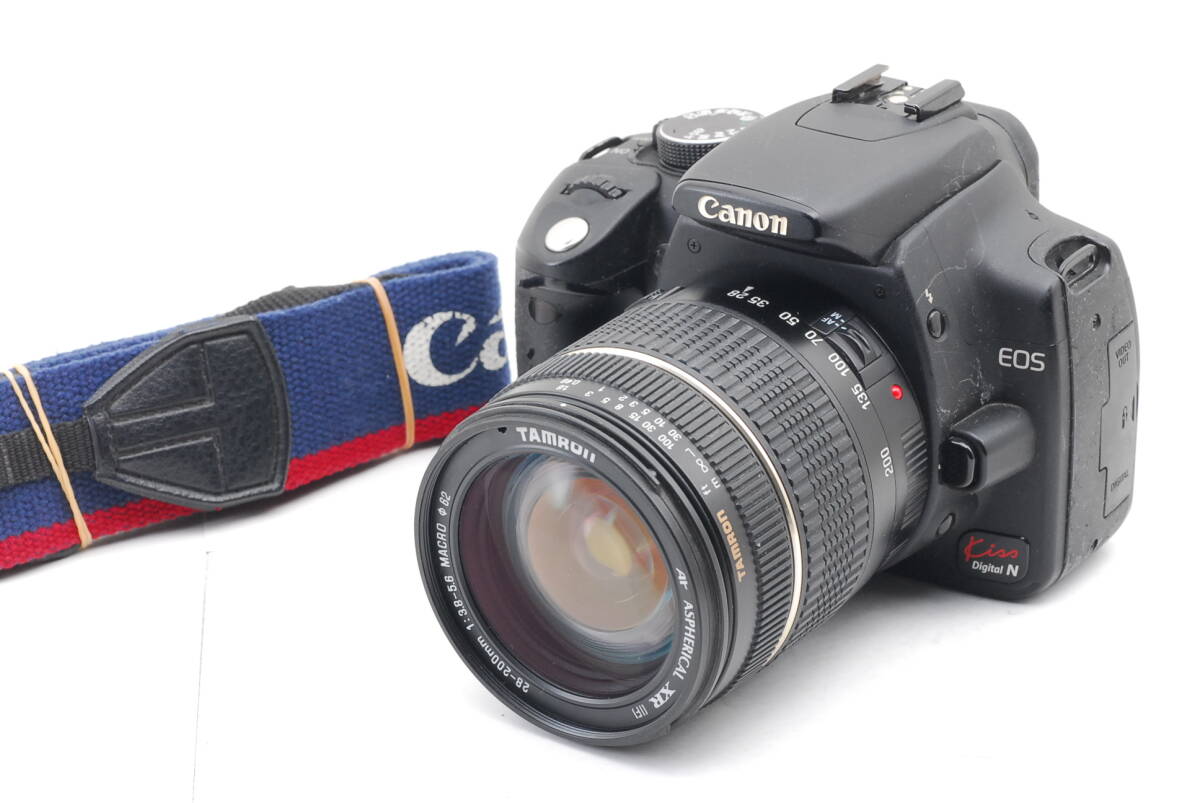 ★美品★ Canon EOS kiss Digatal N + Tamron AF ASPHERICAL 28-200mm F3.8-5.6 XR (IF) MACRO A03 ◆869