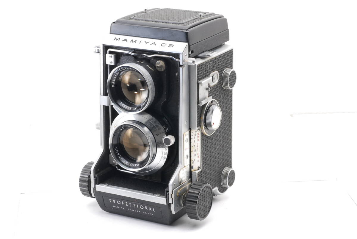★良品★ Mamiya C3 PROFESSIONAL + SEKOR 105mm F3.5 マミヤ 完動 ◆870