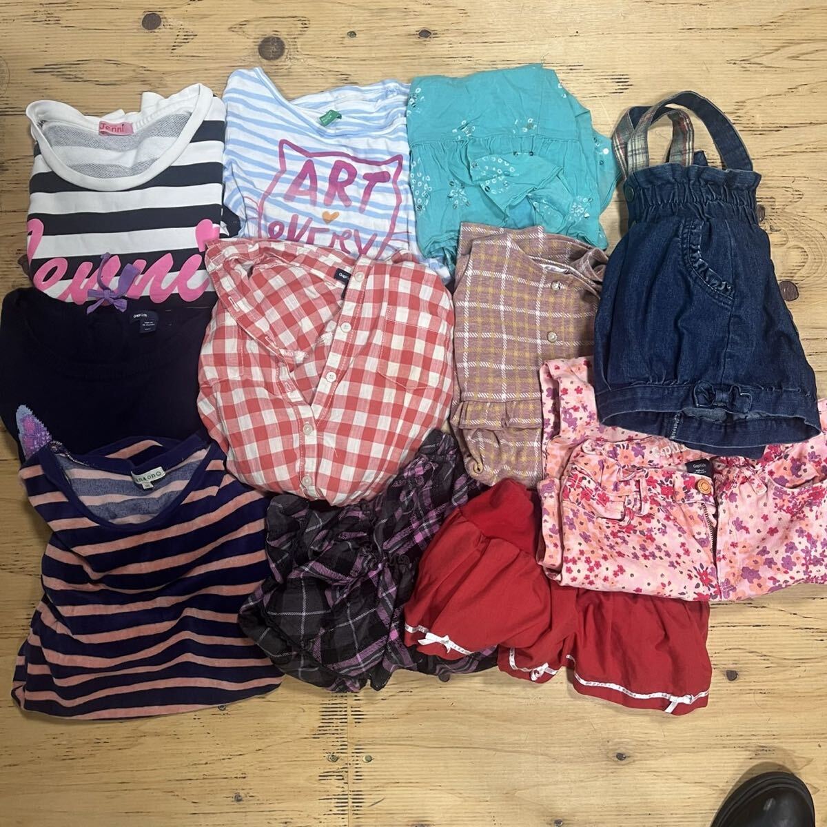 (i6786)1円〜子供 服 まとめ 女の子90cm 2枚 100cm3枚 140cm 11枚 合計16枚 セット スカート ワンピース など