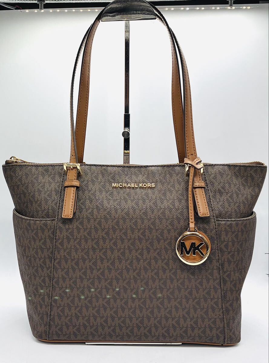 MICHAEL KORS マイケルコース チャーム付き トートバッグ ハンドバッグ