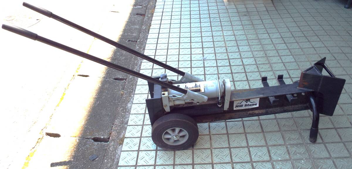 中古　★ Hill Stone　　手動式油圧薪割り機