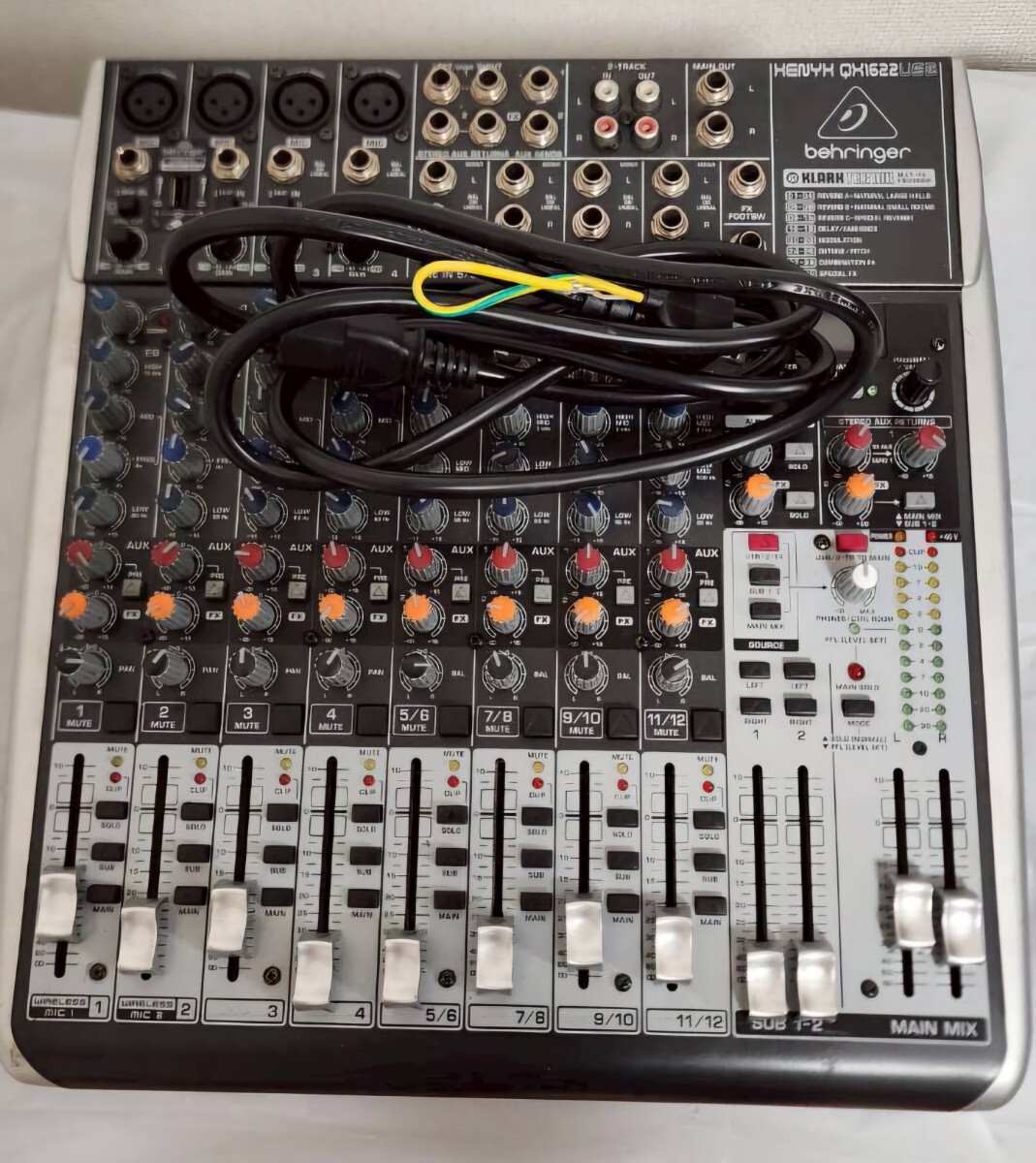 behringer XENYX QX1622USB アナログミキサー