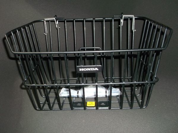 OP 黒 フロントバスケット 純正 オプション 新品 前かご スーパーカブ cub スーパーカブ 50 AA09 カブ 110 JA44 JA10 JA07 ホンダ AA04 /