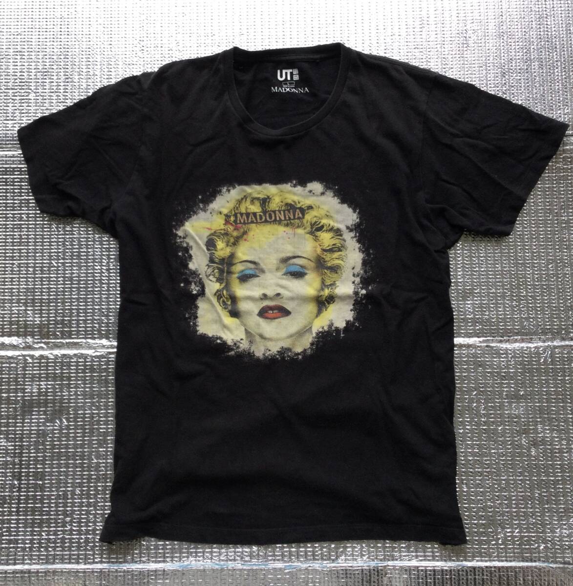ヴィンテージの雰囲気 【MADONNA マドンナ ★Tシャツ★黒★Lサイズ 】　マリリンモンロー　セックスシンボル