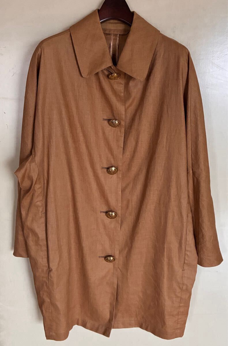 MACKINTOSH マッキントッシュ リネンコート 麻100% コクーンコート スコットランド製