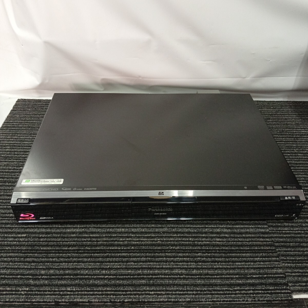 usC-475 Panasonic パナソニック DMR-BW800 ブルーレイディスクレコーダー 2008年製 通電不可 ジャンク品