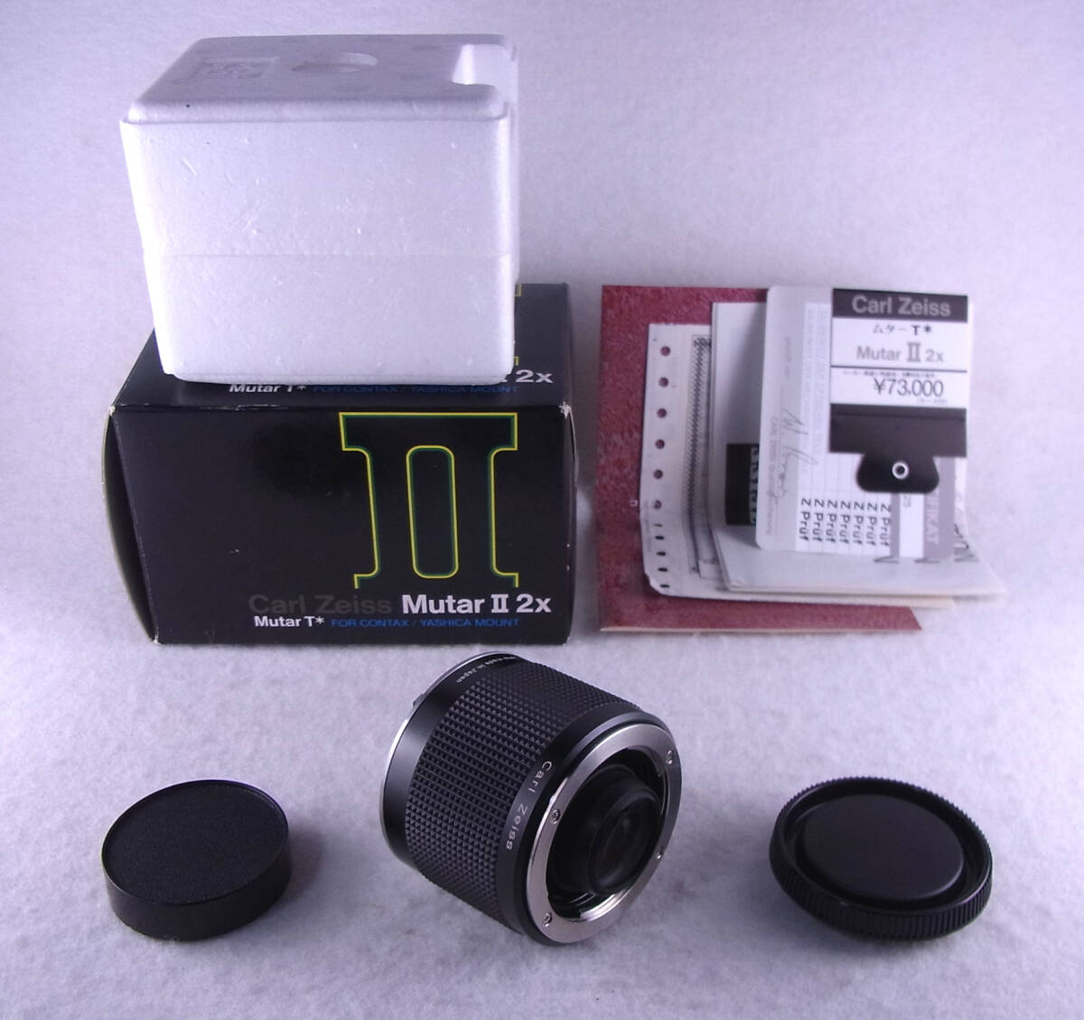 ジャンク コンタックス Contax カールツァイス Carl Zeiss Mutar Ⅱ 2x Mutar T* テレコンバーター Contax/Yashica マウント