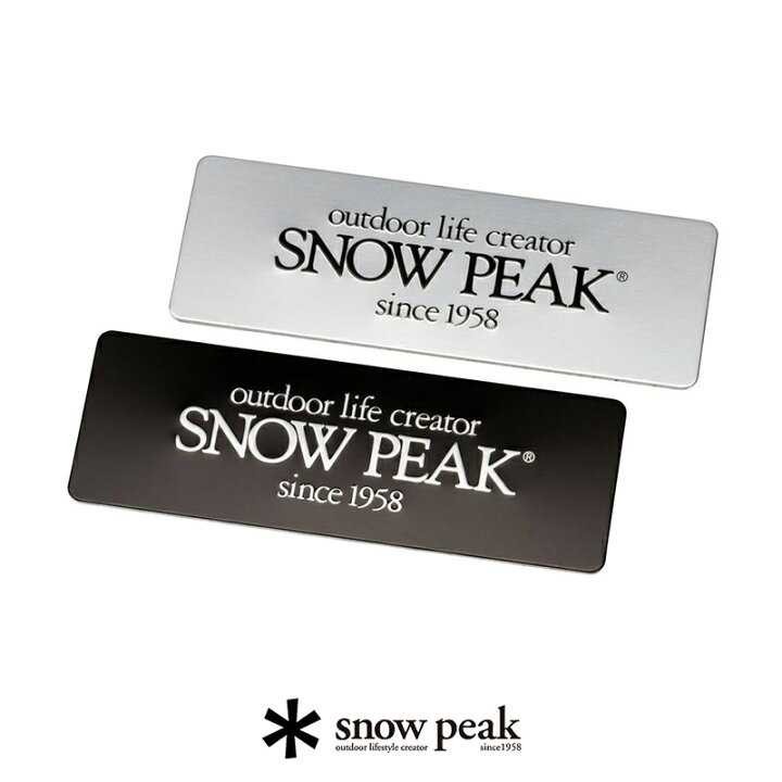 snow peak メタルロゴステッカー 2022SS FES-158【未使用・新品】スノーピーク 雪峰祭2022春限定 残り僅か