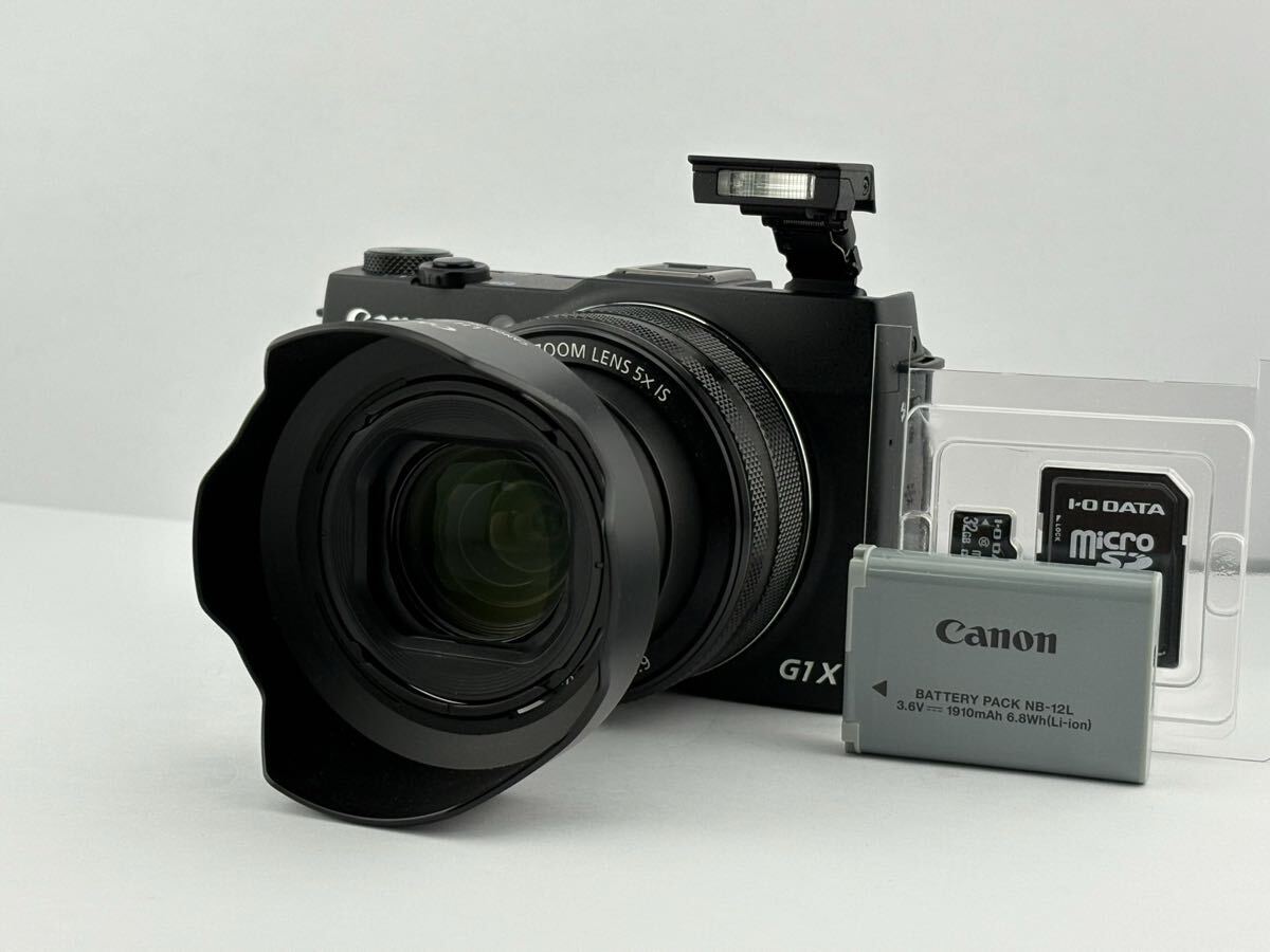 ★キヤノンCanon PowerShot G1 X Mark ii ブラック #0508-1a 1721