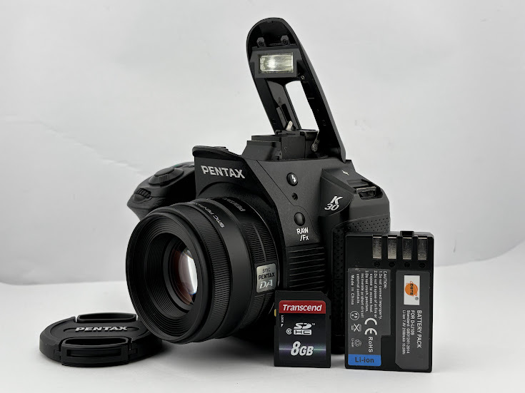 ★極上美品★ペンタックス PENTAX K-30 / SMC PENTAX-DA 50mm F1.8 ★バッテリー、SDカード付★　＃1109-8