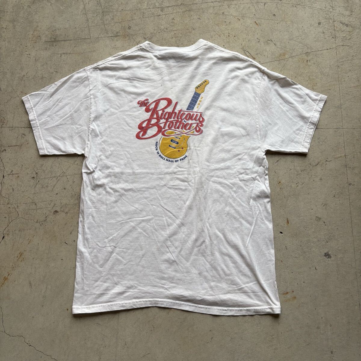 90s ヴィンテージ ヘインズ　hanes ロック　ギター Tシャツ 古着
