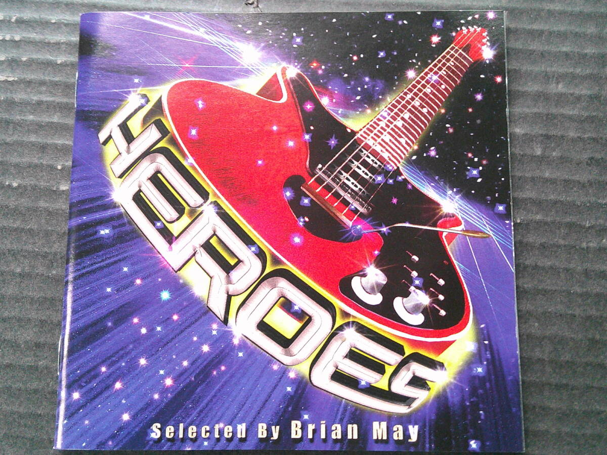 オムニバス「HEROES SELECTED BY BRIAN MAY/ヒーローズ 〜ベストオブロックンロール〜」2CD QUEEN/DEEP PURPLE