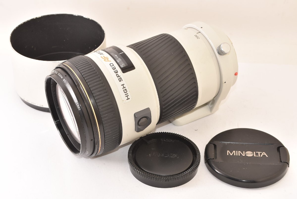 ★美品★ MINOLTA ミノルタ High Speed AF APO TELE ZOOM 80-200mm F2.8 G 2605098