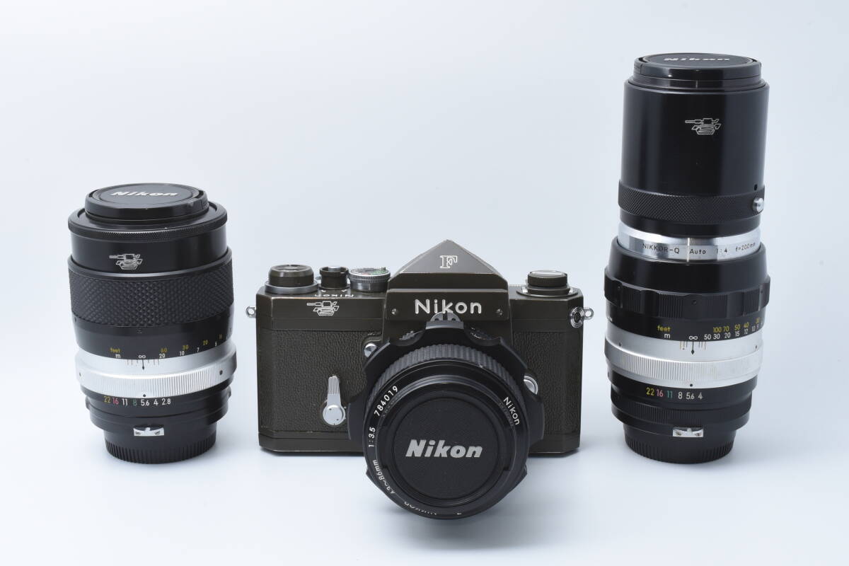 ★希少★ ニコン Nikon F トリプルレンズセット（陸上自衛隊仕様）
