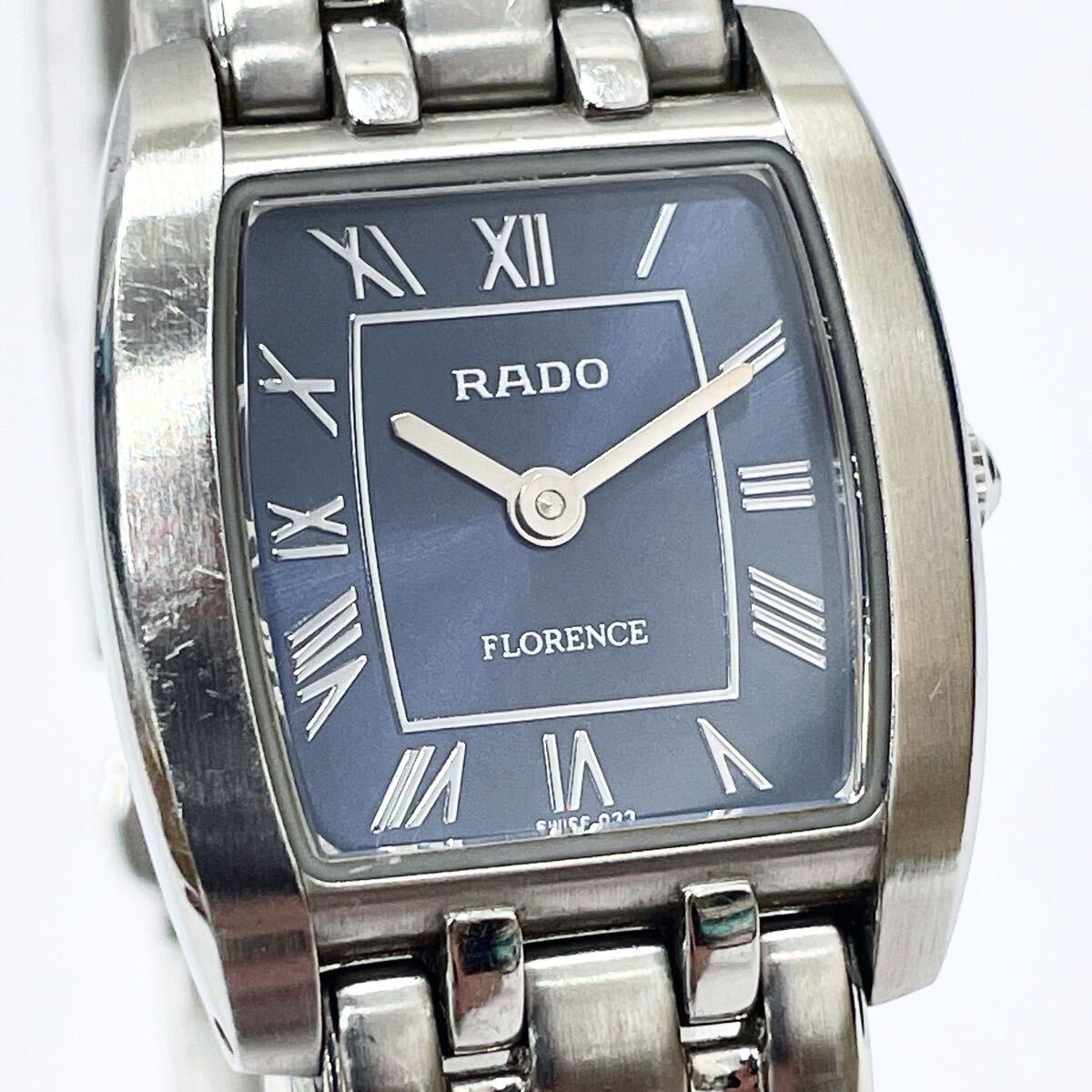 RADO ラドー フローレンス 322.3752.4 ネイビー文字盤 クォーツ　レディース腕時計 