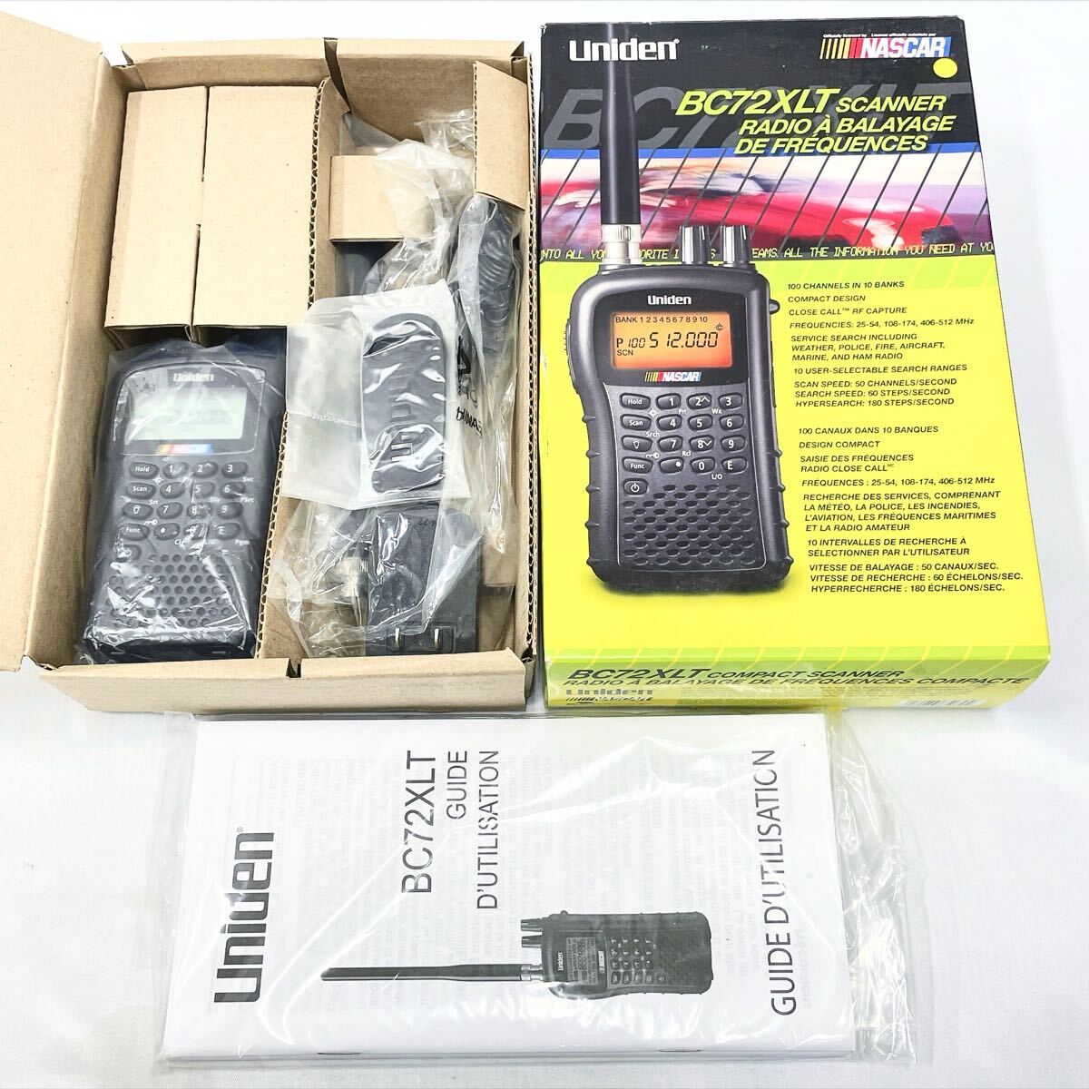 2220421 美品　uniden ユニデン　BC72XLT ハンディーレシーバー 広帯域受信機
